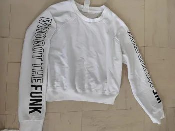 Sweat blanc
