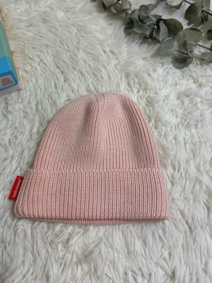 Bonnet pop pink cool kids only hello Hossy - photo numéro 4