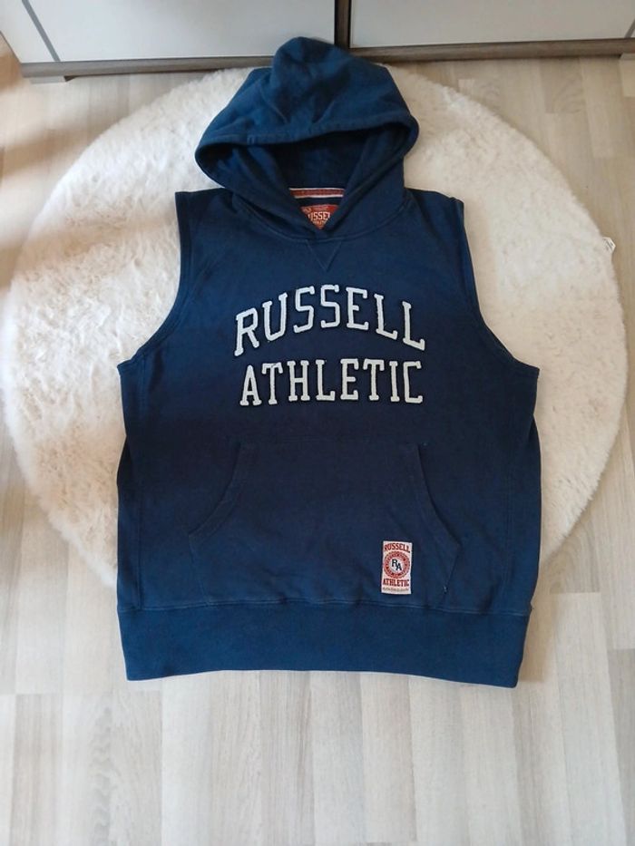 sweat sans manche vintage taille L Russell athletic - photo numéro 2
