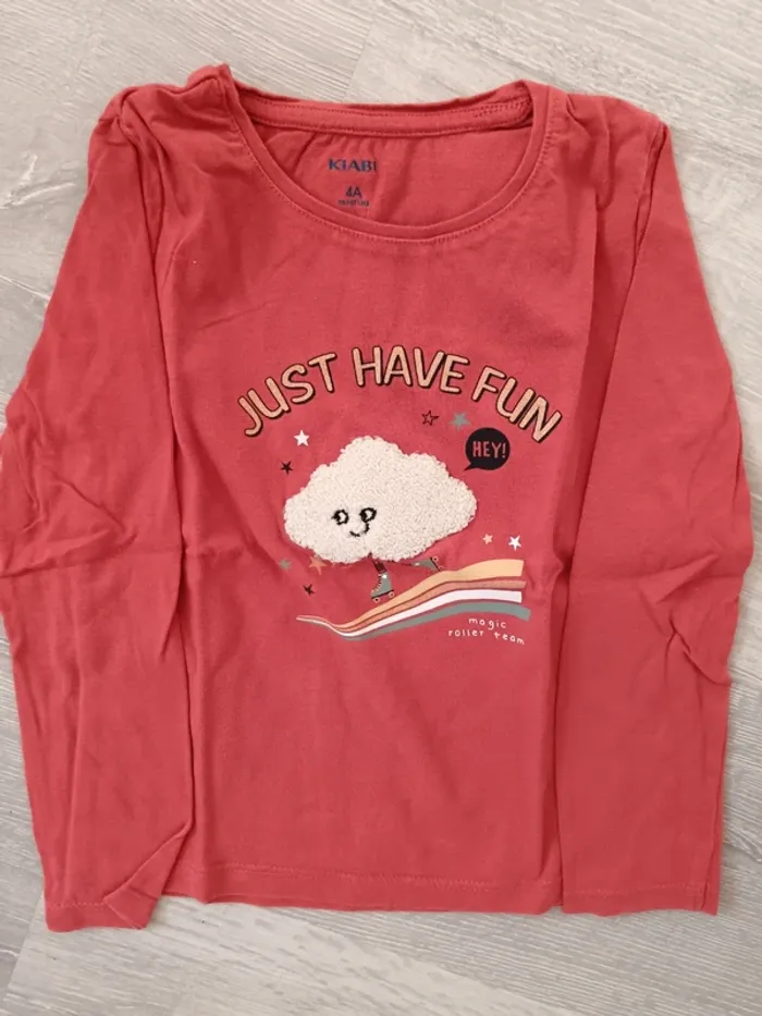 Lot de 3 t shirts manches longues - photo numéro 2