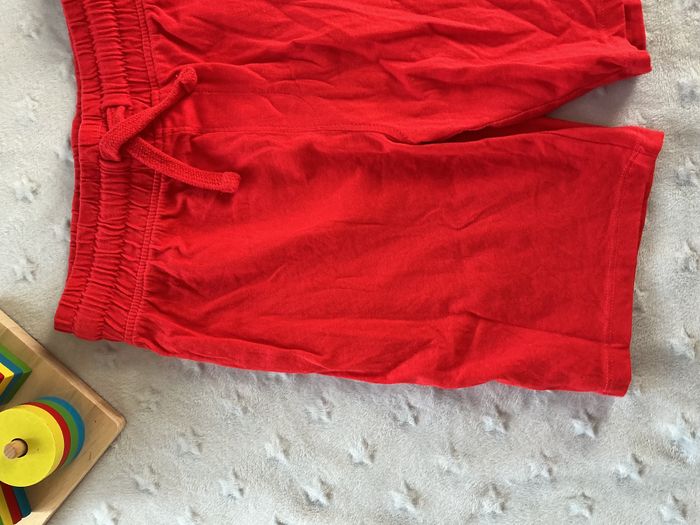 short léger rouge taille élastique lien de serrage 6/7 ans primark - photo numéro 3