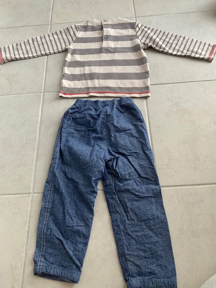 Ensemble polo + pantalon bébé garçon 24 mois 2 ans - photo numéro 8