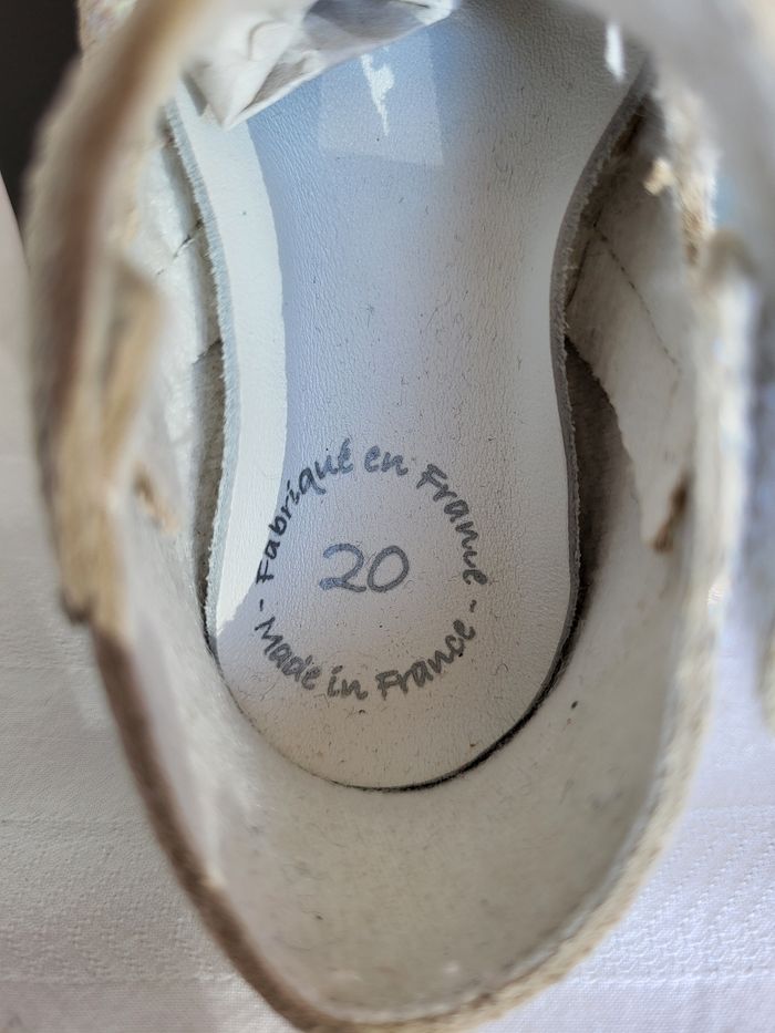 Chaussures bébés fille en cuir Point 20 Made in France 🇨🇵 - photo numéro 4