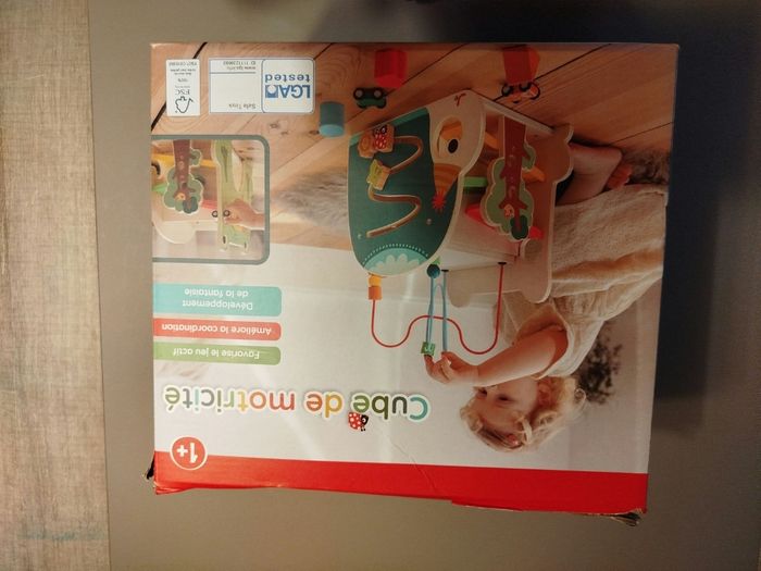 Cube de motricité en bois - photo numéro 8