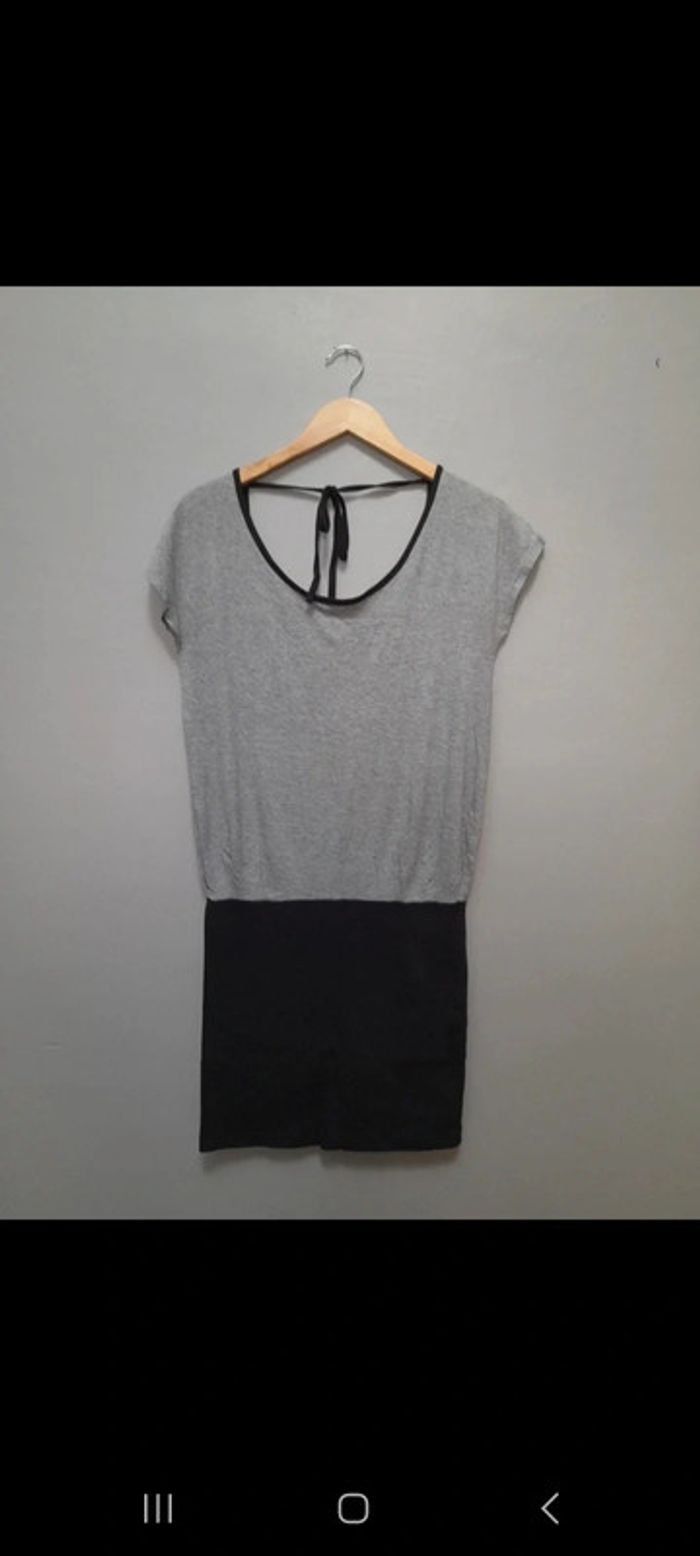 Robe casual bi couleur