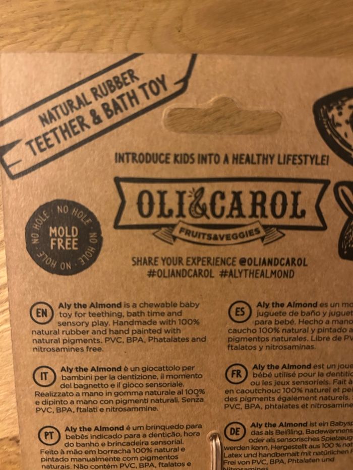 Anneau de dentition  - Aly l’amande - Oli & Carol - photo numéro 3