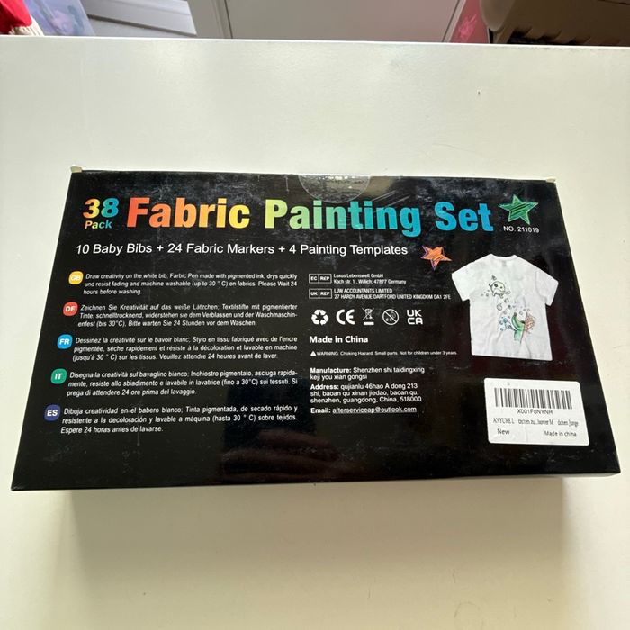 Ensemble de peinture sur tissu créatif - photo numéro 2