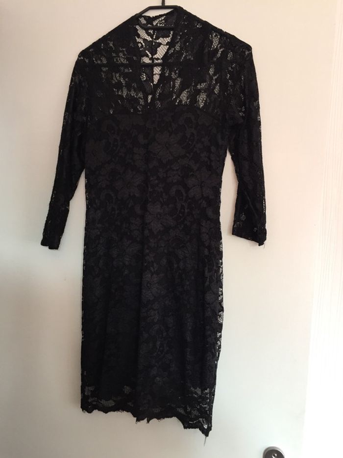 Déguisement robe en dentelles noire