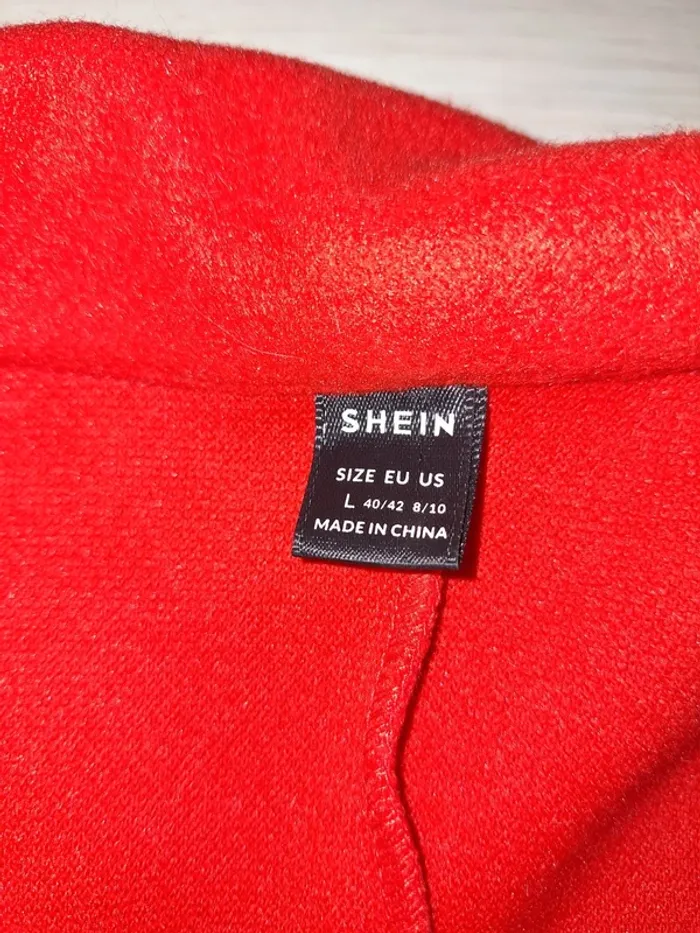 Veste rouge shien - photo numéro 2