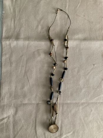 Collier perles bois