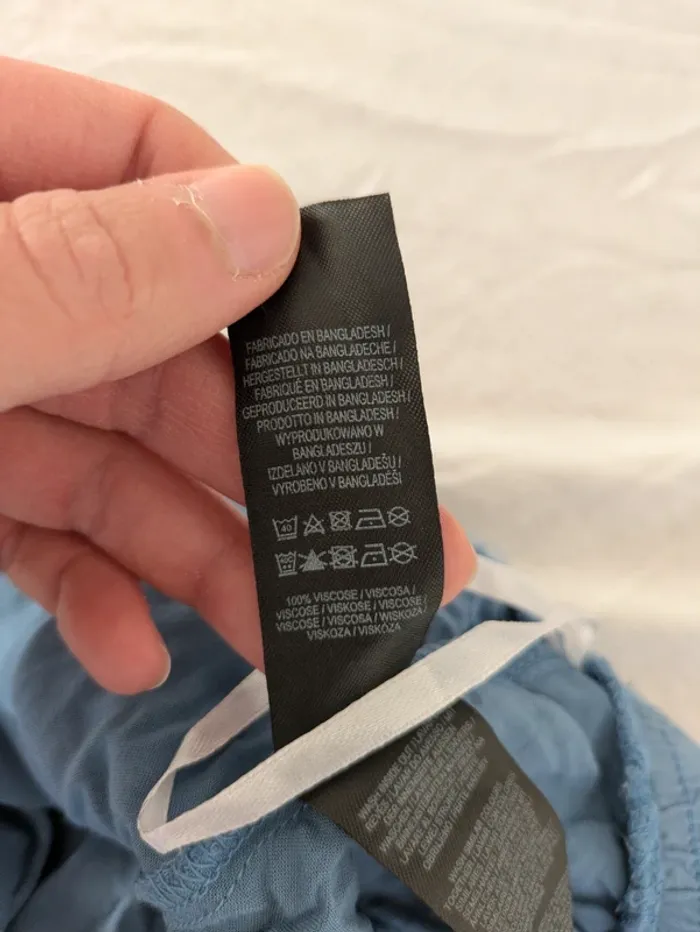 Pantalon yoga fluide Primark Bleu - 100% Viscose - Taille 40 (L) - photo numéro 4