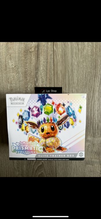 POKÉMON ETB - EVOLUTIONS PRISMATIQUES EV 8.5 - FR - NEUF & LÉGER DÉFAUT SCELLAGE