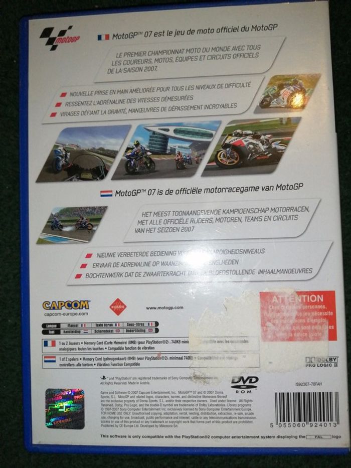 Jeu de PS2 Moto GP 07 - photo numéro 2