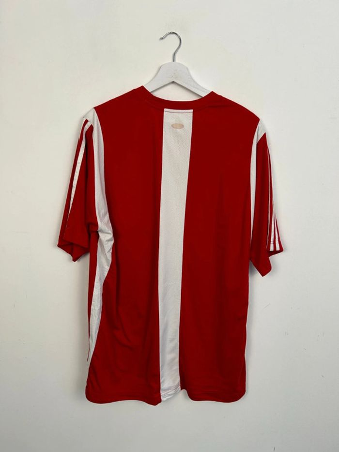 Maillot Homme Adidas Rouge et Blanc | Taille L | Très Bon État | #TM78 - photo numéro 2