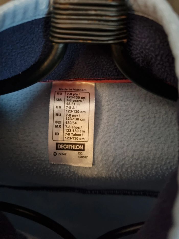 Gilet quechua bleu - photo numéro 2