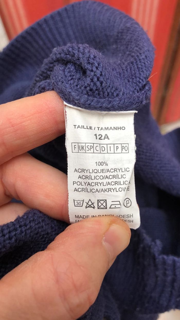 Pull fin à capuche garçon 12 ans - photo numéro 8