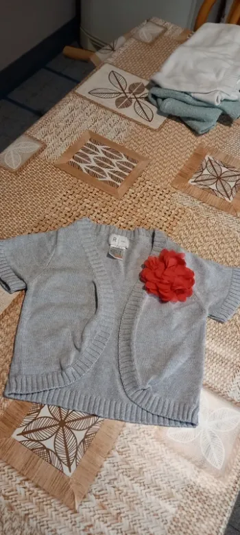 Gilet petites manches
