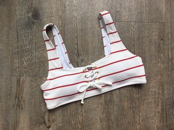 Haut de bikini à lacets shein