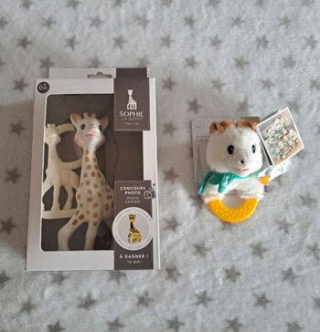 Sophie la girafe + hochet