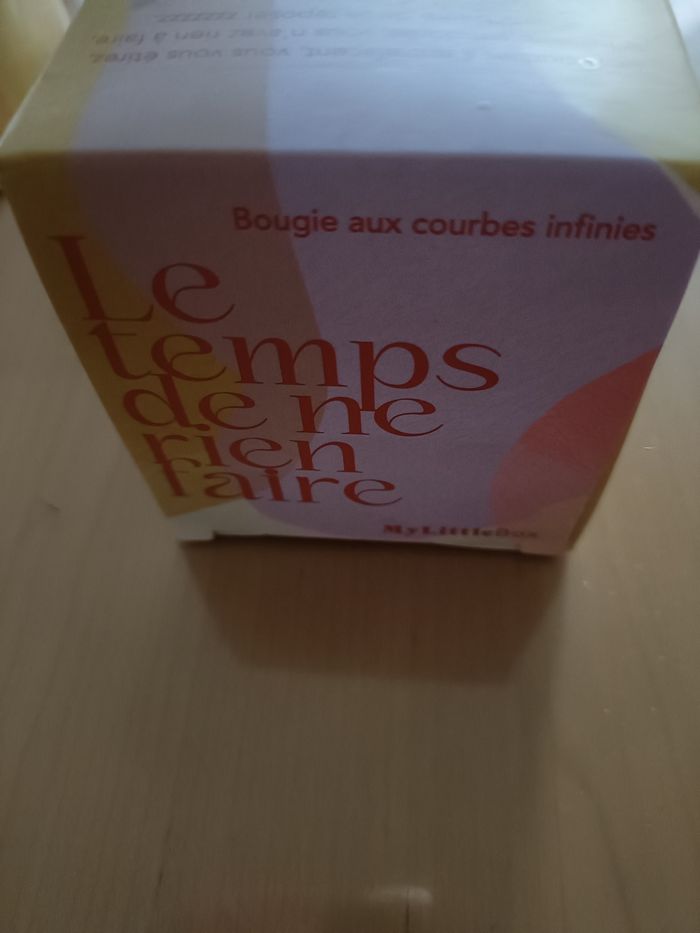 Lot de 2 grandes et 2 petites bougies My little box - photo numéro 3