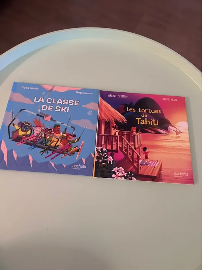 Livre la classe de ski et les tortues de Tahiti