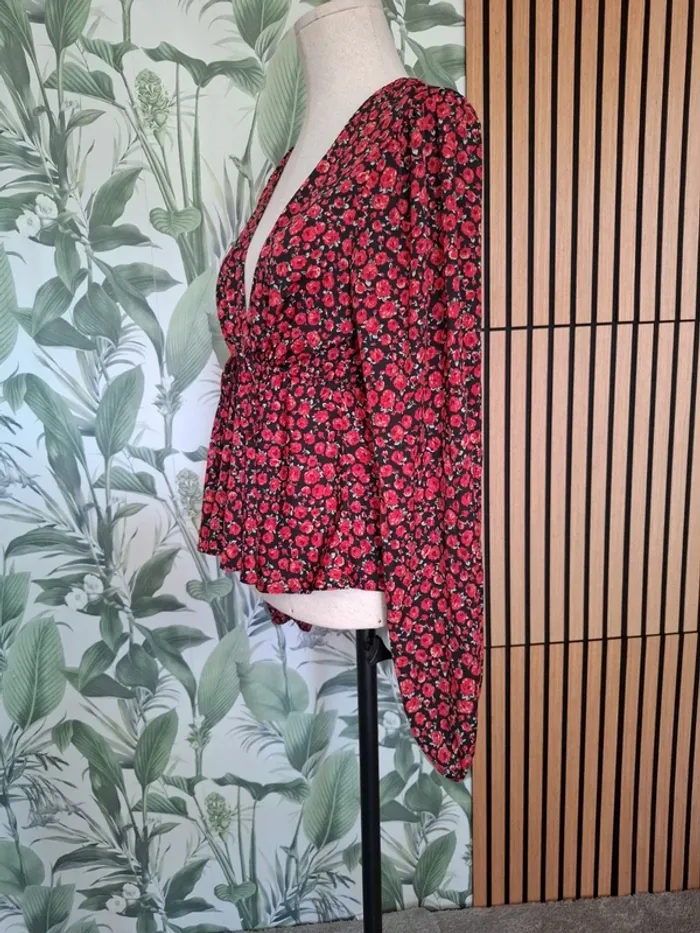Blouse été  motif rose 🌹 - photo numéro 4