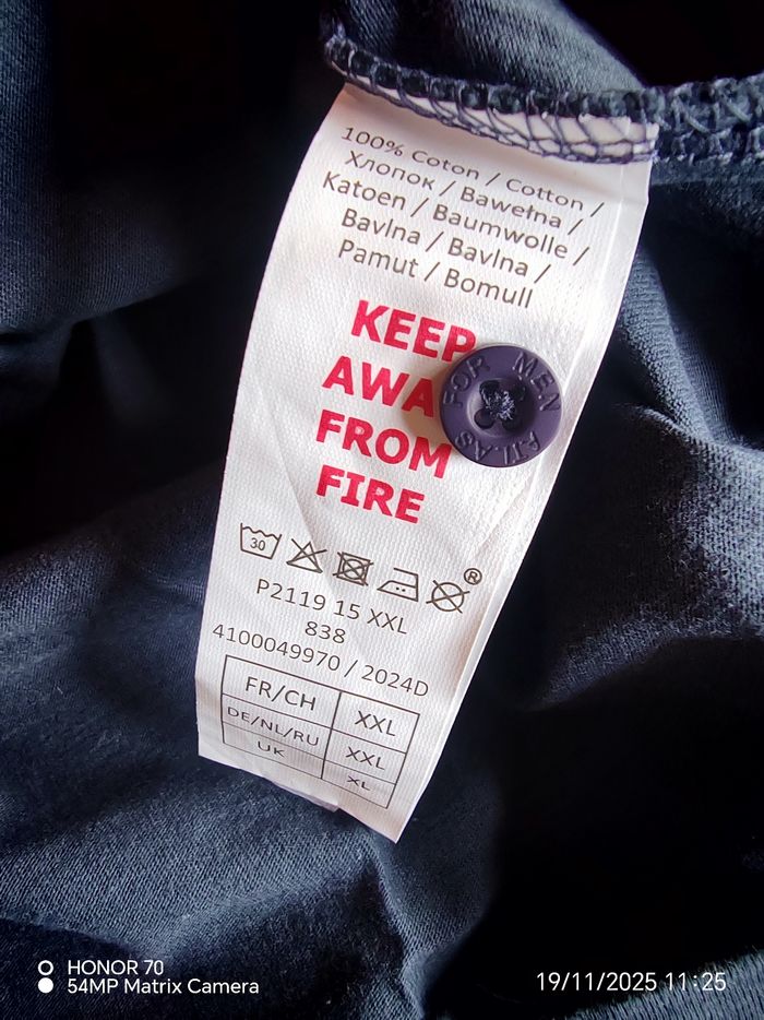 T shirt manches longues en coton - photo numéro 8