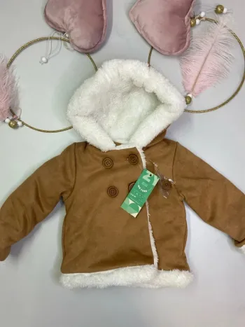 Manteau à capuche bébé (neuf) - Taille 3/6 mois