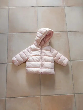Doudoune 6 mois rose