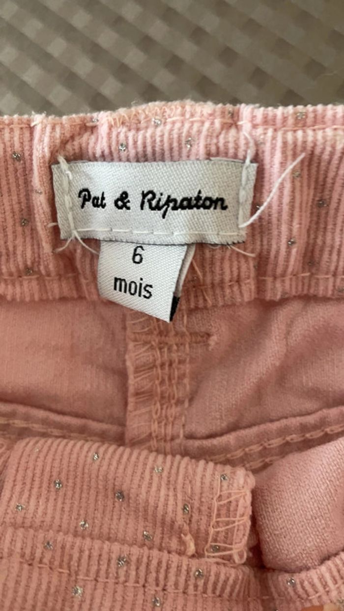 Pantalon rose strass 6 mois - photo numéro 4