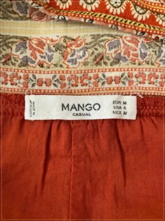 Robe bohème imprimé Cashmire Mango - photo numéro 7