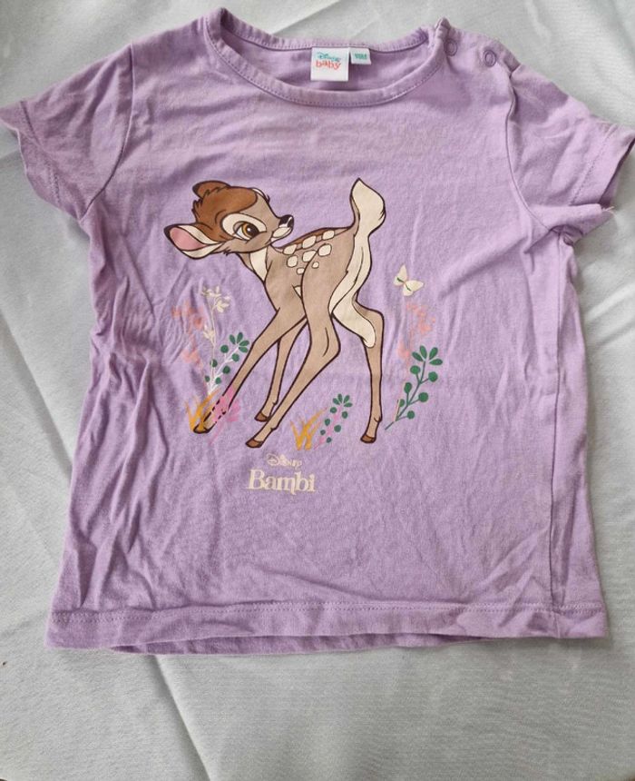 T-shirt disney bambi taille 18 mois