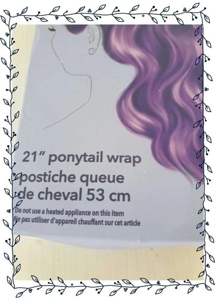 Claire's postiche queue de cheval blonde, neuve, 21", valeur 15€ - photo numéro 2