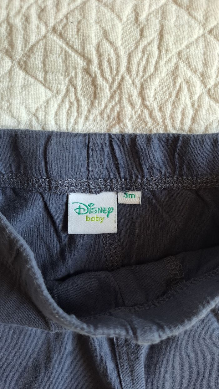 Ensemble short et tee-shirt Disney 3 mois - photo numéro 3