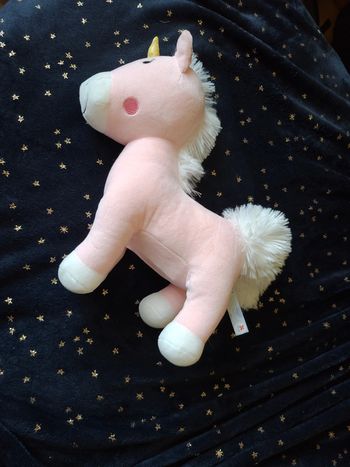 Peluche lumineuse licorne