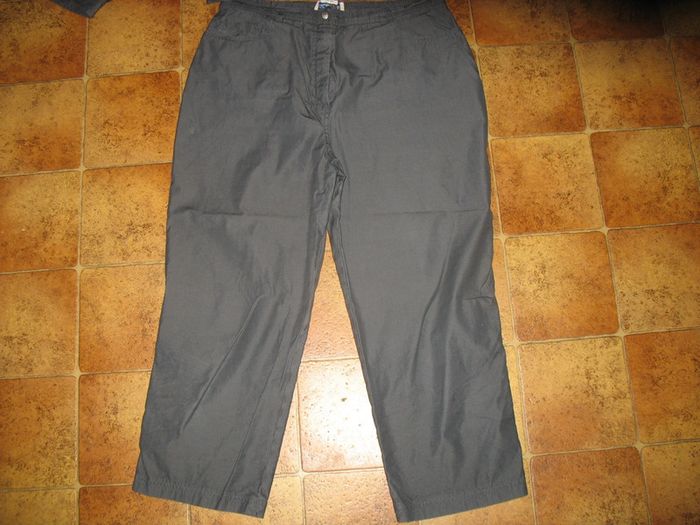 ENSEMBLE 2 PCS : VESTE + PANTACOURT GRIS "ANTONELLE" - TAILLE 42 - n°02 - photo numéro 3