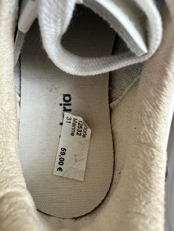 Paire de basket blanche Victoria taille 31 - photo numéro 5