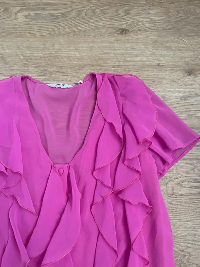 Haut chemisier blouse rose - photo numéro 3