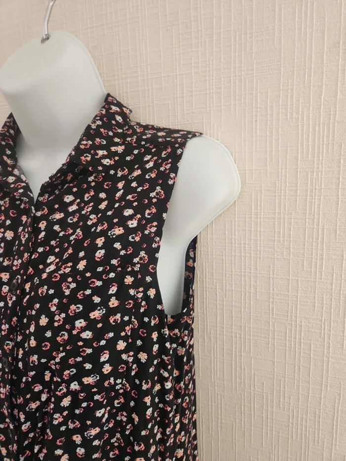 Chemisier sans manches fleuri Kiabi 12 ans - photo numéro 4