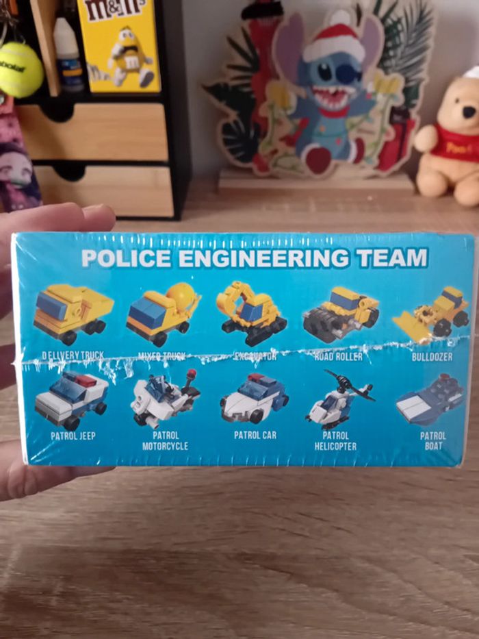 Lot de 10 boîtes de lego brick police et engin de chantier neufs - photo numéro 2