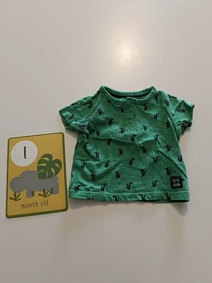 T-shirt motif dinosaure