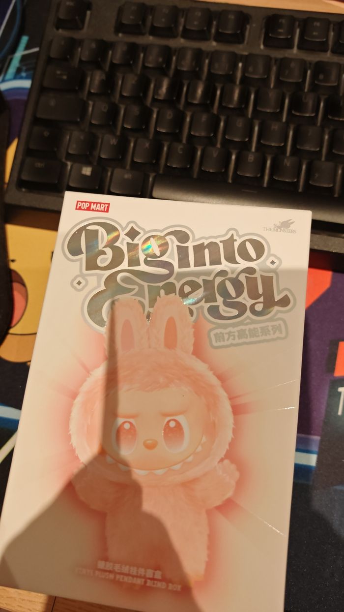 Labubu energy Pop Mart officiel scellé neuf