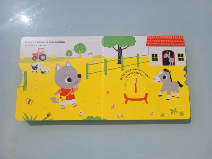 Livre animé Bébé Loup 🐥 Qui mange quoi ? 🫏 - photo numéro 6