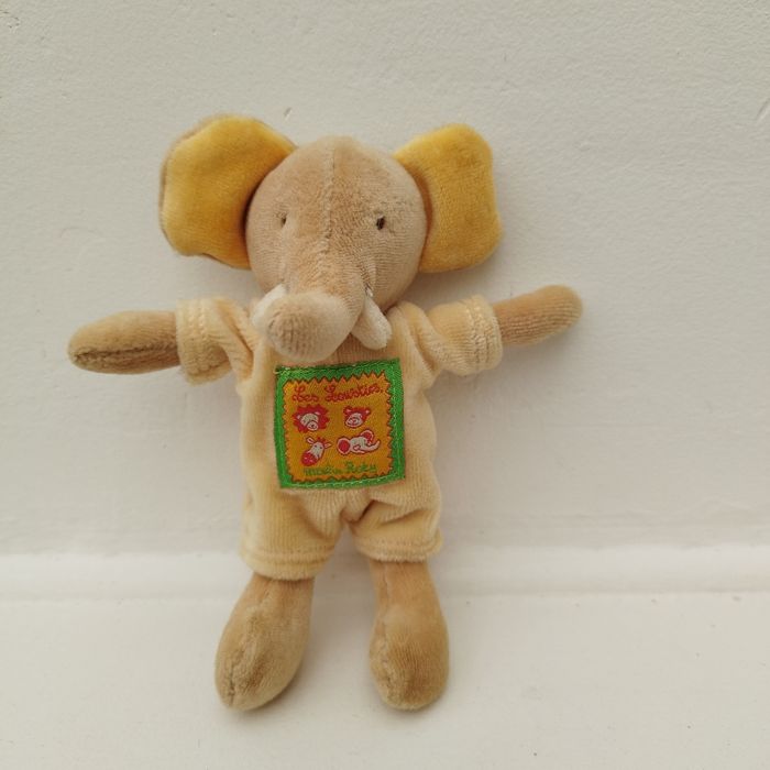 Doudou éléphant - collection les Loustics