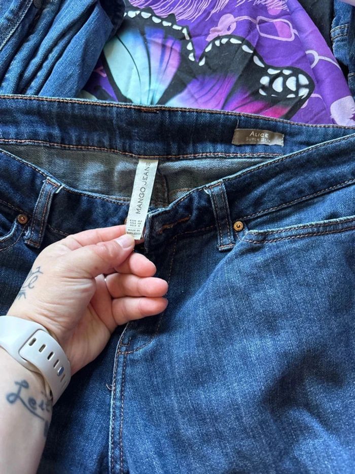 Jeans taille 42 marque mango "Alice super slim " - photo numéro 2