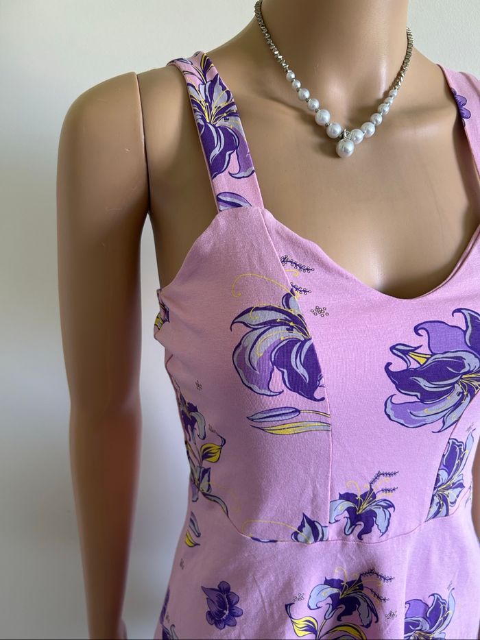 Robe rose neuve sans manches Pieces taille XS - photo numéro 4