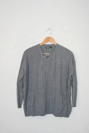 Pull gris taille unique (taille 40 -> 44)