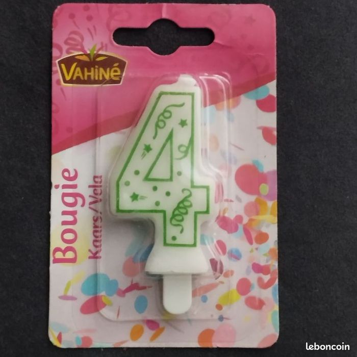 Bougies Anniversaires 3 et 4 Vahiné - photo numéro 5
