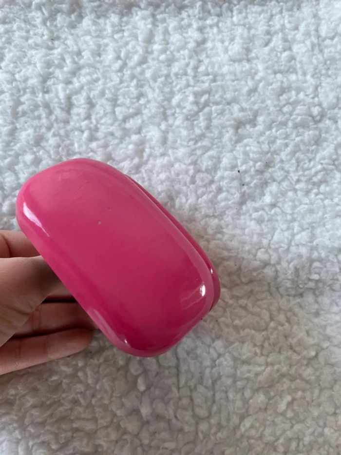Petite boîte rose en plastique étuis à écouteurs - photo numéro 4