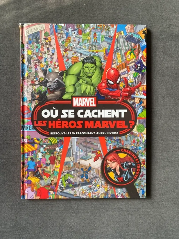 Où se cachent les héros Marvel hachette jeunesse